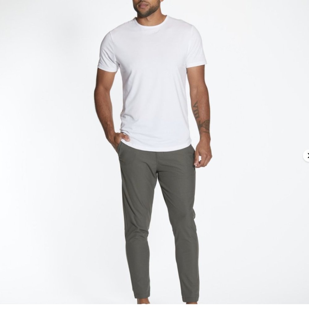 Cuts joggers - dark pine